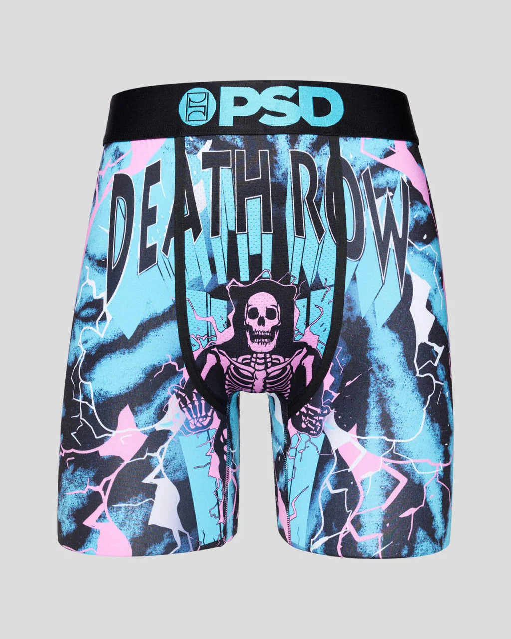 PSD Women's Underwear Boyshort (Black/Metal Death Row Bs, L) at   Women's Clothing store