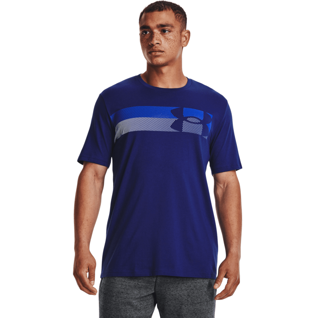 Haut à manches courtes UA Fast Left Chest pour homme