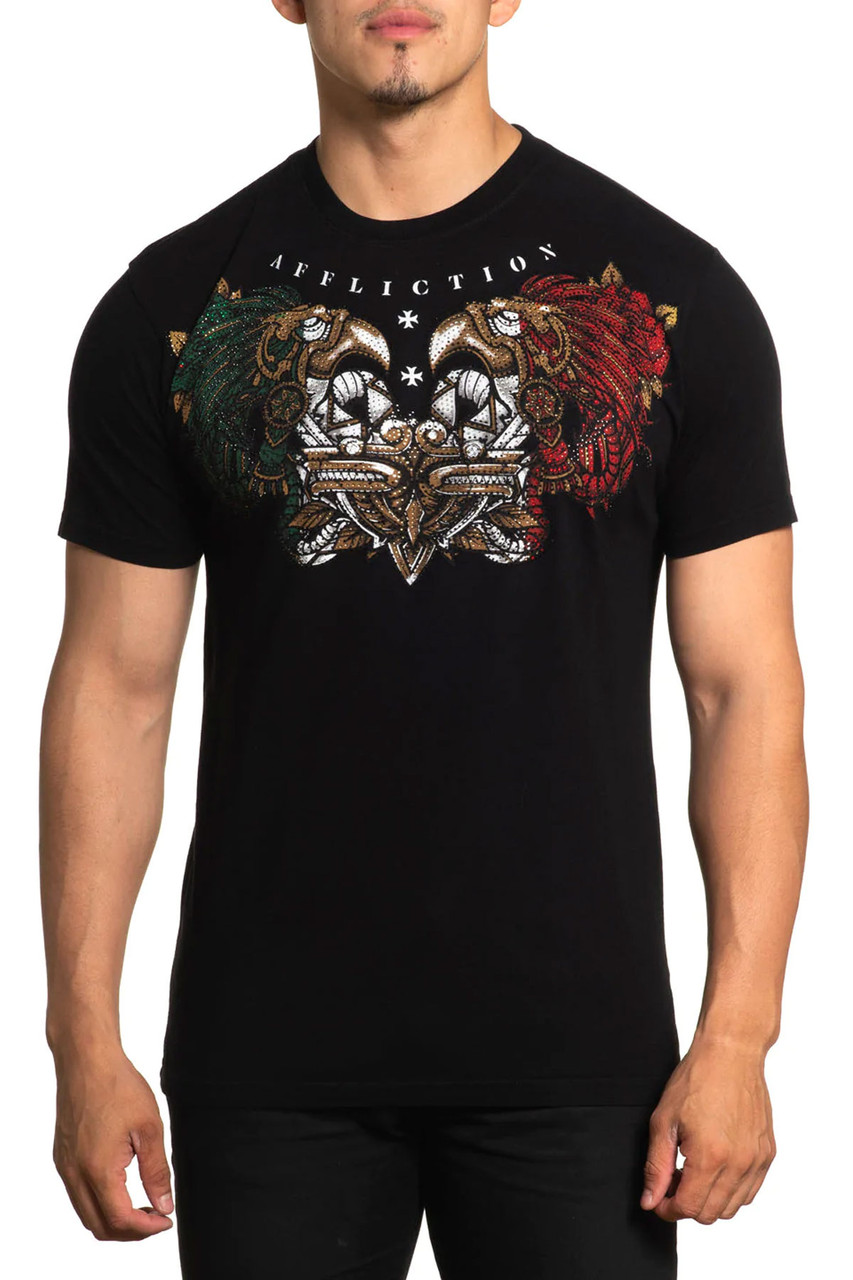 Affliction Men's Ancient Roots Short Sleeve T-Shirt Tee - A25334