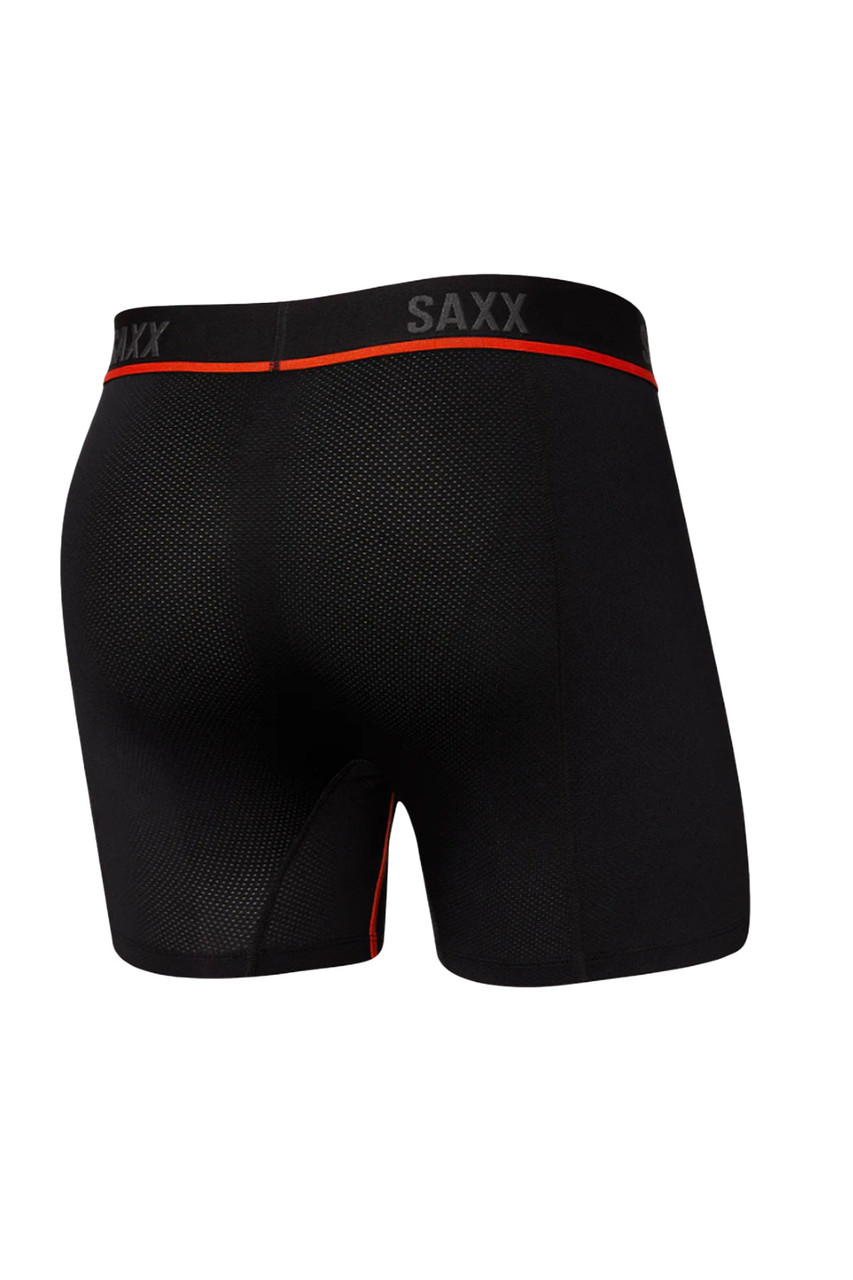 Men's Kinetic Light-Compression Mesh Boxer Brief from Saxx