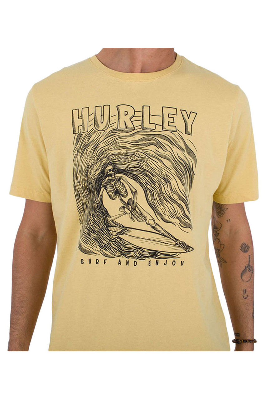 Weven Onmiddellijk Beïnvloeden Hurley Men's Everyday Surfing Skelly Short Sleeve T-Shirt Tee - MTS0035430