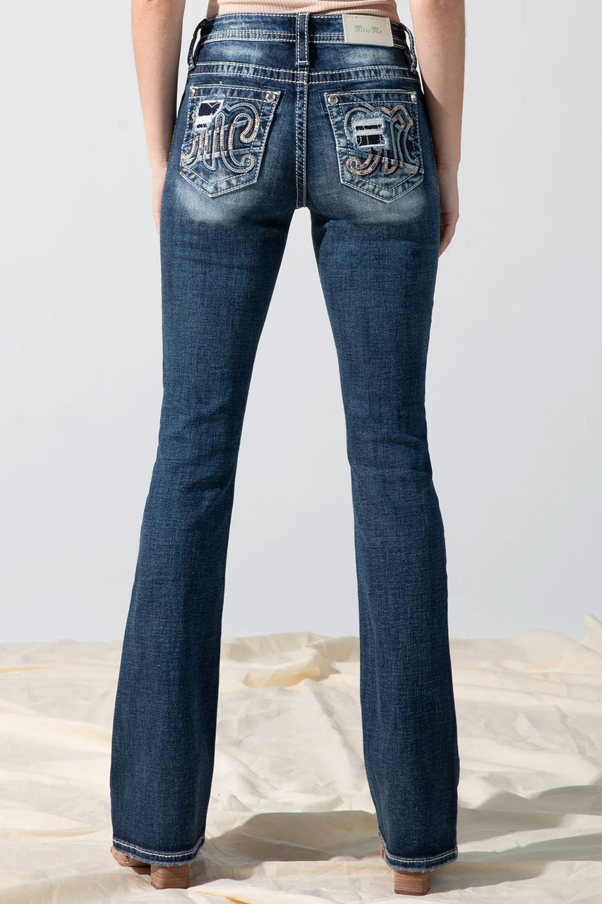 Miss Me Women's M Vision Boot Cut Straight Denim Jean - M3817B12