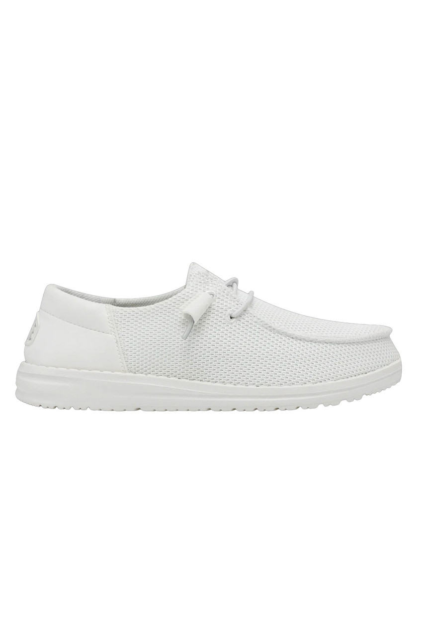 Hey Dude Women's Wendy Funk Mono White Shoes - 40065-100