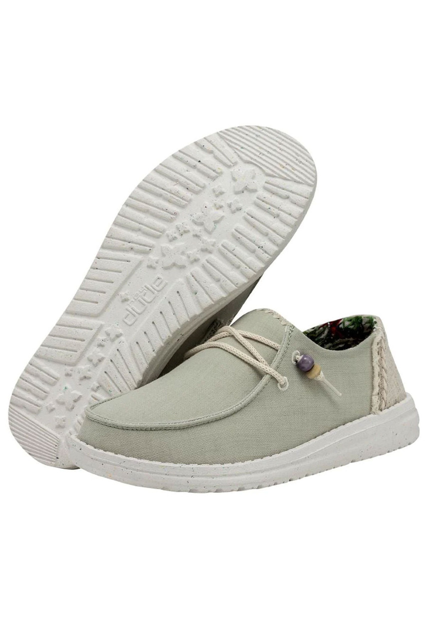 Hey Dude Women's Wendy Fringe Sage Shoes - 40071-330