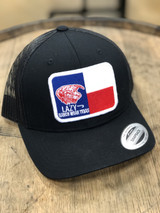 Lazy J Ranch Wear Black & Black Texas Elevation Patch Cap