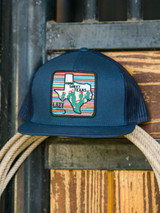 Lazy J Ranch Wear Navy & Navy 4" Home Sweet Texas Cap Hat -  NAVY4HST