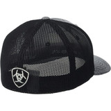 Ariat Men's Logo Leather Patch Flex Fit Mesh Back Baseball Snapback  Cap Hats - A300002601