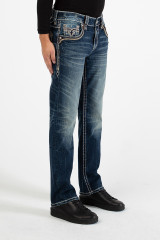 Rock Revival Men's Kliner Straight Denim Jean - TJ2468- J209R - 32"