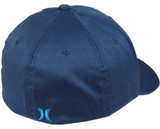 Hurley Men's Big Corp Flexfit Patch Cap Hats - Valerian Blue - HIHM0050-487