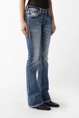 Rock Revival Women's "Yucca" B201 Boot Cut Denim Jeans - RP2811B201 - 34"