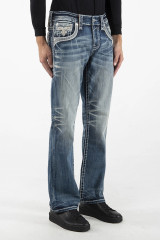 Rock Revival Men's "Dawson" Boot Cut  B200R Denim Jeans - RP3764B200R - 32"