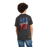Ariat Boy's Charger Patriotic Short Sleeve T-Shirt Tee - 10040635