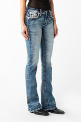 Rock Revival Women's Maisie B200 Boot Cut Straight Denim Jeans - RP2948B200