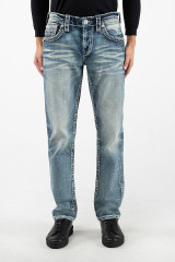 Rock Revival Men's Greyton A208 Alt Straight Denim Jeans - RP3592A208