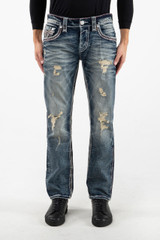 Rock Revival Men's Remi J200 Straight Denim Jeans - RP3786J200