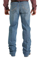 Cinch Men's Grant Medium Stone Straight Boot Cut Denim Jean - MB56137001-32