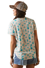 Ariat Women's Real Cactus Garden Short Sleeve T-Shirt Tee - 10043686
