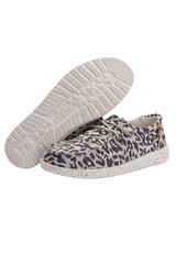 Hey Dude Women's Wendy Woven Cheetah Grey Shoes - 121413091