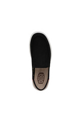 Hey Dude Women's Sunapee Craft Linen Black Shoes - 40602-001