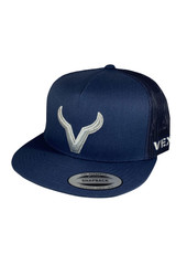 Vexil Unisex Silver Icon Mesh Back Snapback Patch Cap Hats - HT-220-008