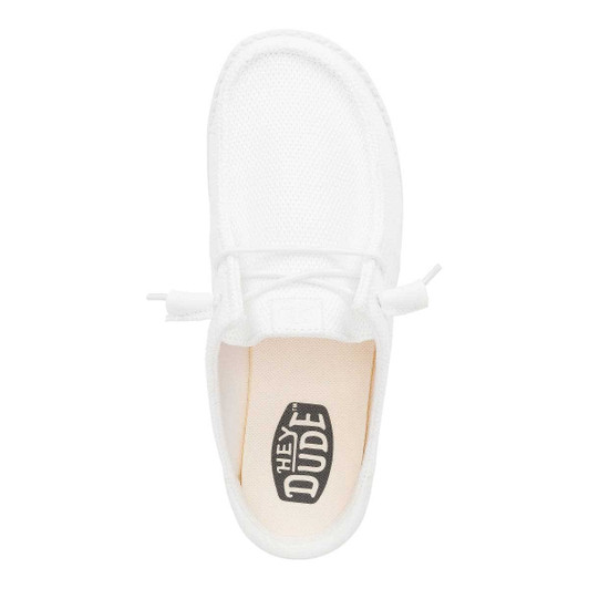 Hey Dude Women's Wendy Funk Mono White Shoes - 40065-100