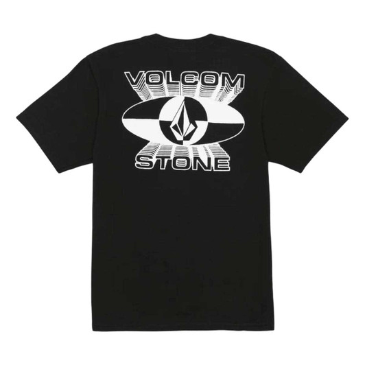 VOLCOM■Keyholder T-shirt■送料込 Volcom Men's Remote Viewer Black Short Sleeve T-Shirt Tee