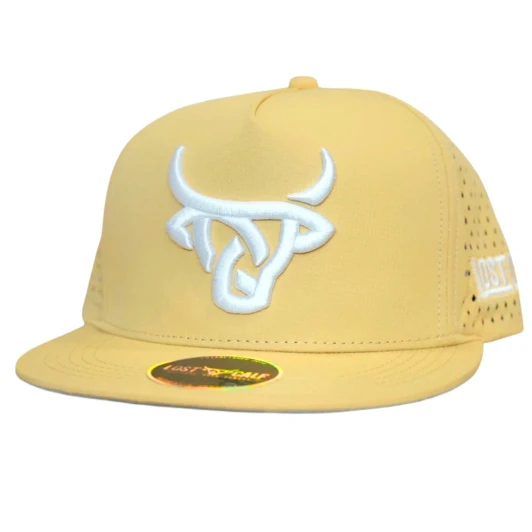 Lost Calf Unisex Dri-fit Canary Yellow & Black Snapback Hat