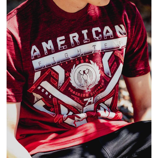 American fighter man t-shirt