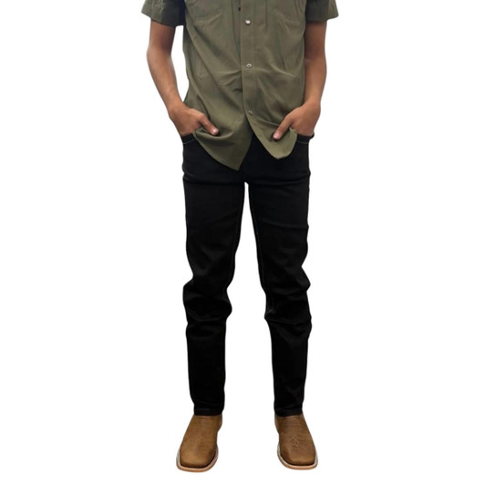 Western blue denim jean