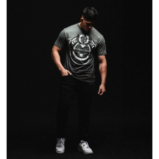 American fighter man t-shirt