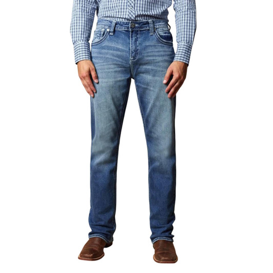 Western blue denim jean