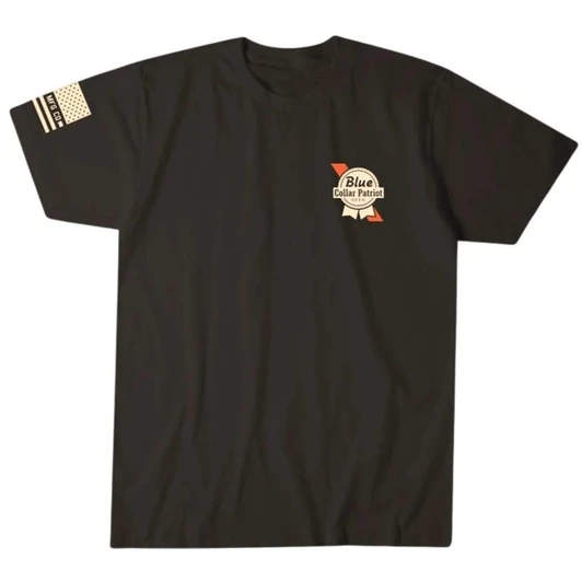 Howitzer Men's Long Day Vintage Black Short Sleeve T-Shirt Tee