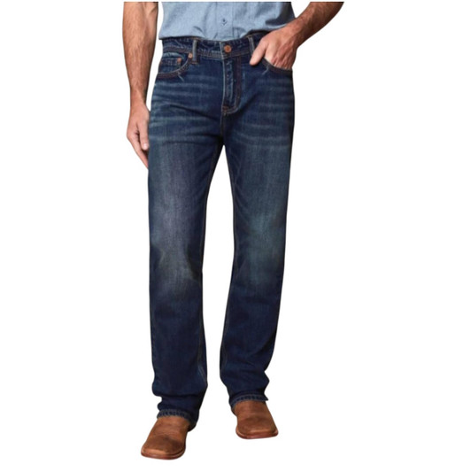 Western blue denim jean