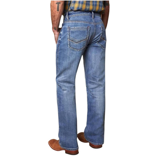 Western blue denim jeans