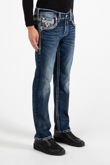 Rock Revival Men's Gerek Straight Denim 