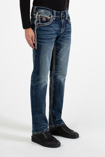 Rock Revival Men's Gerek Straight Denim 