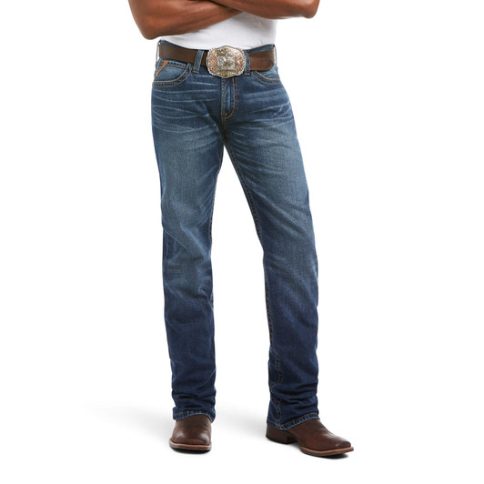 Ariat Men's M4 Low Rise Stretch Boot Cut  Denim Jeans - 10036881- 32