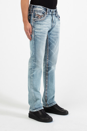 Rock Revival Men's Albus Straight Denim 