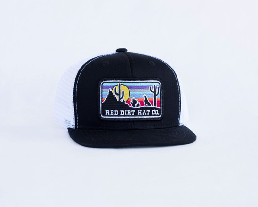 Red Dirt Coyote- Blk/wht Cap - Rdhcy-6