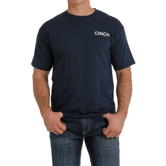 Cinch Men's On The Road Screen Print  Short Sleeve T-Shirt Tee- Mtt1690465