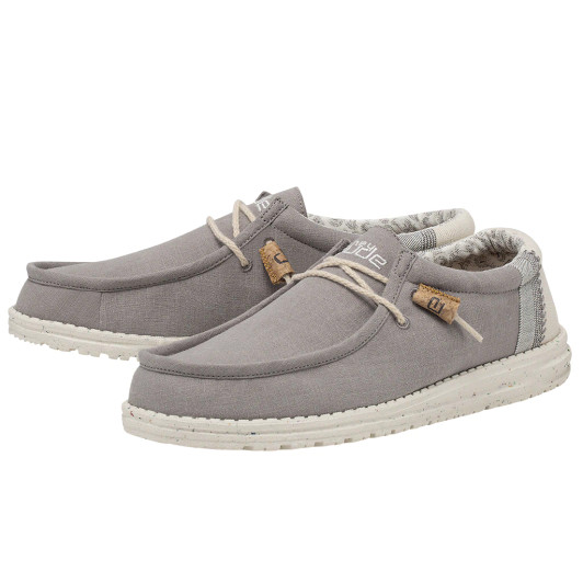Hey Dude Men's Wally Eco Sox Shoes - Cobblestone - 112470710