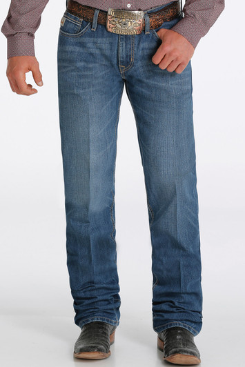 Cinch Men's Jesse Dark Stone Relaxed Fit Denim Jeans - MB54438001-30