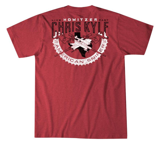 Howitzer Men's Chris Kyle Grinder Crew Neck Short Sleeve T-Shirt Tee - CV3848