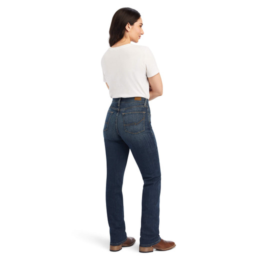Ariat Women's R.E.A.L Perfect Rise Arrow Boot Cut Straight Denim Jeans - 10041063-R
