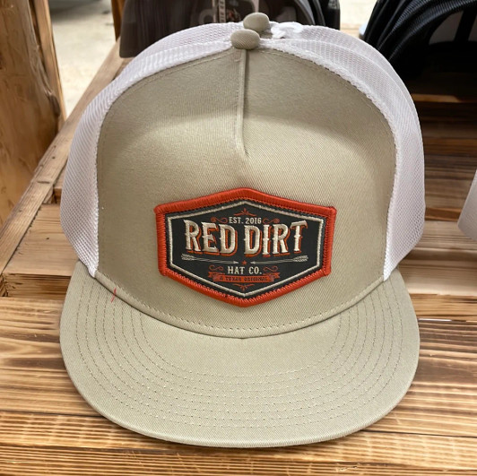 Red Dirt Hat Co. Men's Sharp Shooter Mesh Back Snapback Patch Cap Hats - RDHC224