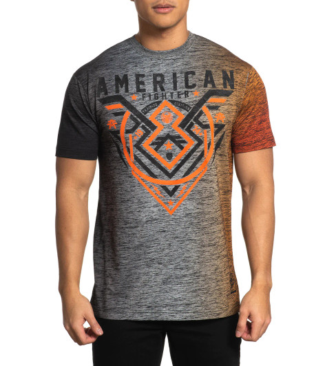 American Fighter Men's Oakview Short Sleeve Neo Tetris T-Shirt Tee - FM13756