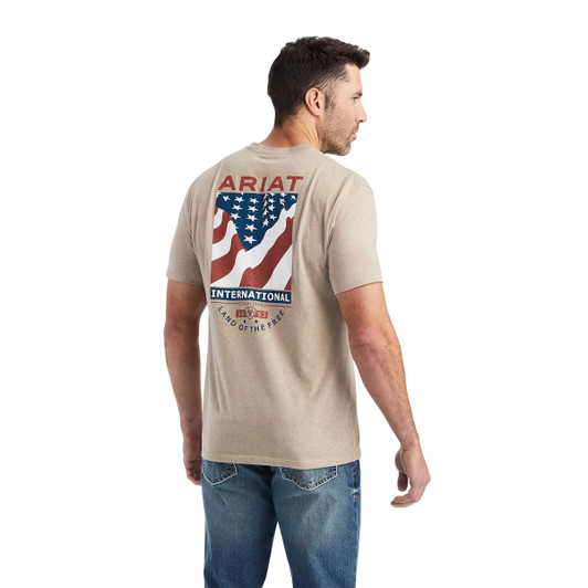 Ariat Men's Flag Flow Short Sleeve T-Shirt Tee - 10042756
