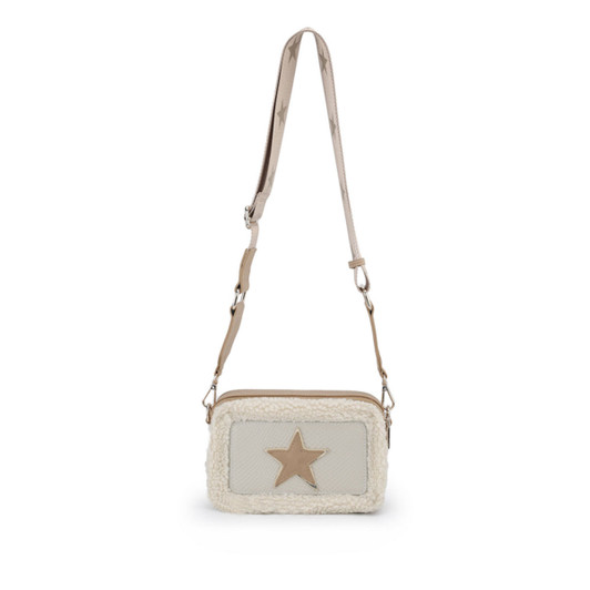 Vintage Havana Women's Star Logo Taupe Multi Crossbody Bag