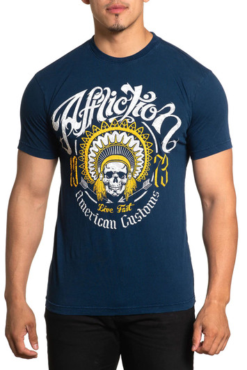 Affliction Men's Ac Thunder Alley Short Sleeve T-Shirt Tee - A25324