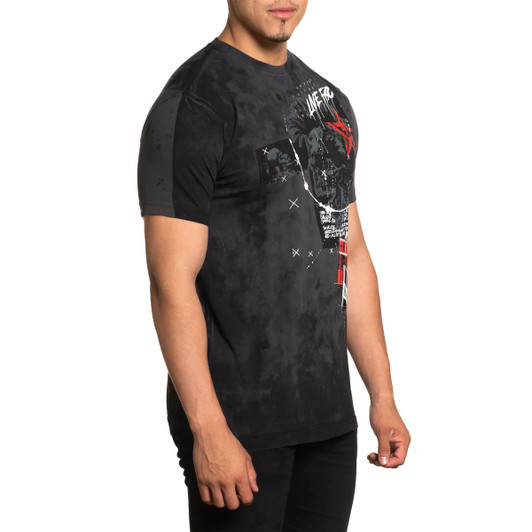 Affliction Men's Halifax Maniacs Short Sleeve T-Shirt Tee - A25329